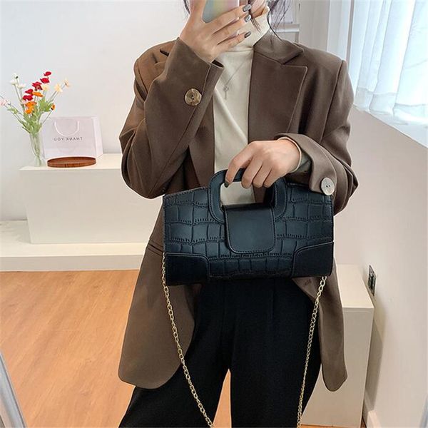 

2020 crossbody bag stone pattern clutch handbag womens chain shoulder bags messenger vintage handbags