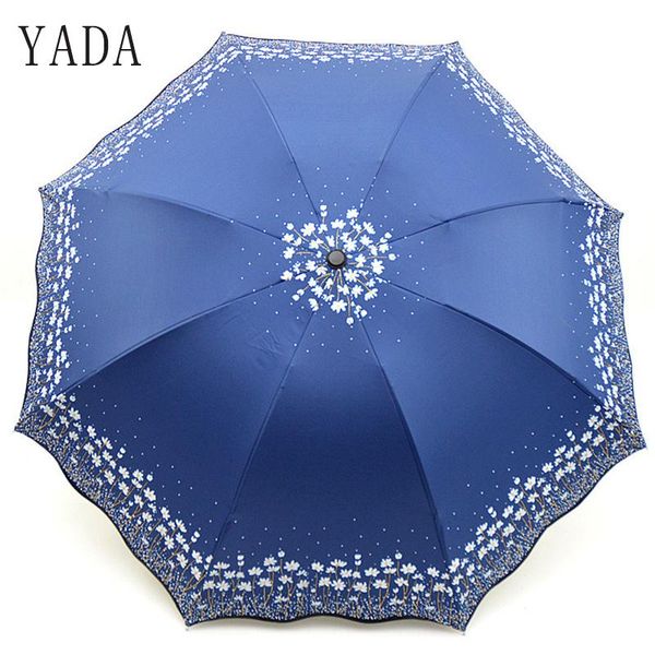 

яда творческий цветок складного зонта дождливый кружева цветочный зонтик для женщин ув складной ветрозащитный зонтики зонтик подарков yd183