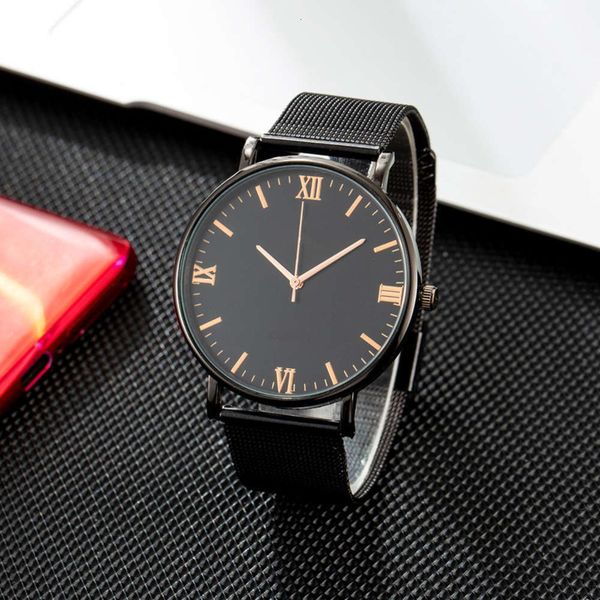 

watches men's business network two with kinds of fashionable lazy people watch wristwatch tiktok new men's watch, Slivery;brown