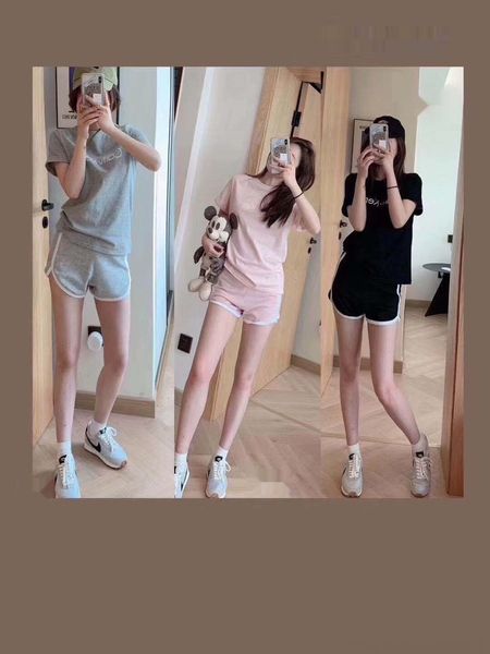 

4i62w t-shirt 17 thailand summer sports suit leisure women's clothes clothest-shirt home clothes batch home suit w2o71, Gray