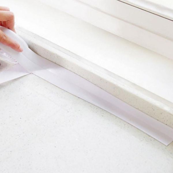 

new 1pc pvc adhesive tape durable use 1 roll kitchen bathroom wall sealing tape gadgets waterproof mold proof 3.2mx3.8cm 2.2cm wmtzvu