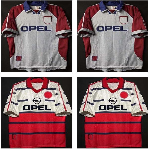 

91 92 93 94 95 96 97 98 99 00 01 02 Bayern Retro Soccer Jerseys 1993 1995 1997 1998 SCHOLL Vintage ELBER MATTHAUS LIZARAZU REMBERG BJKNJLMFD, Black;yellow
