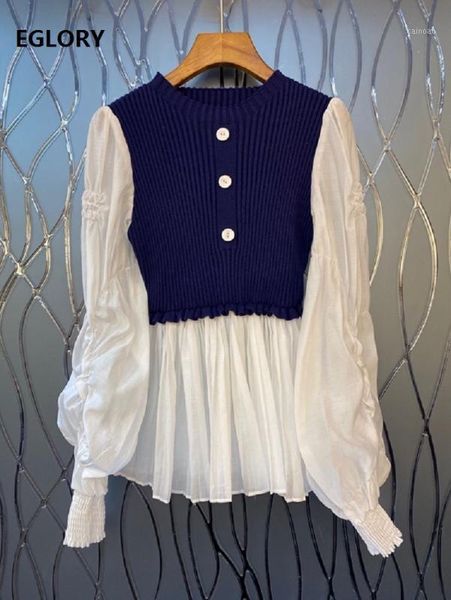 

pullover sweaters 2020 autumn fashion women knitted patchwork long sleeve casual blue black basic ladies1, White;black