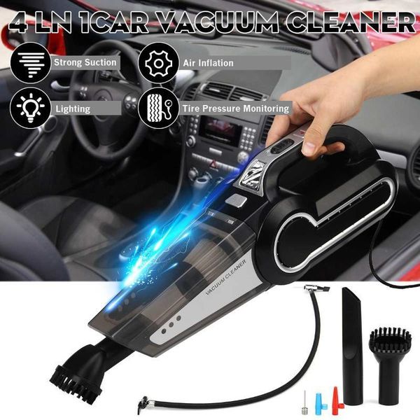 

4 in 1 portable vacuum cleaner for car wet and dry tire inflator pump pressure cyclone led light min vaccum cleaner for home car1