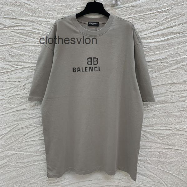 

2022 designer t-shirts hoodies balencaigas b paris classic t-shirt men women, couples, White;black