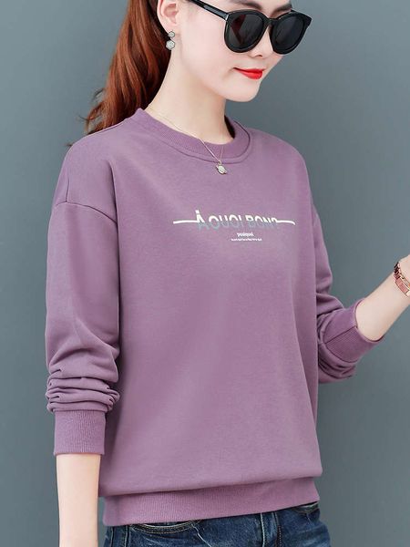 

cashmere sweater women's autumn winter 2020 new korean version ins loose long sleeve hoodless crew neck foreign style thickened top, Black