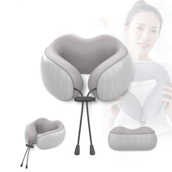 

u shaped memory foam neck pillows soft portable travel office nap comfort pillow neck relaxing pillow healthcare1