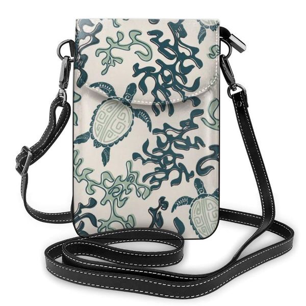 

mini woman messenger bag small polynesian shoulder bag tortoise multi-function mobile phone outdoor pouch casual girls purse