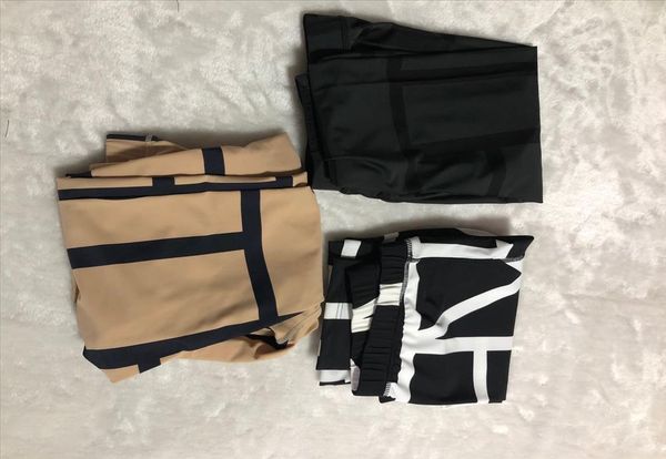 

woman leggings ins selling classic geometric striped high stretch women leggings drop shipping good quality, Black