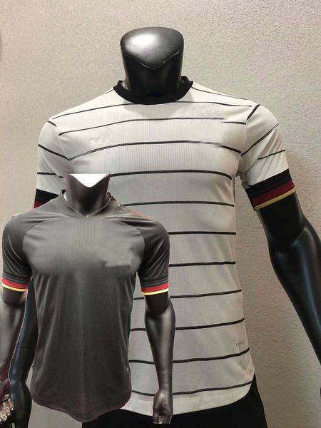 

2021 2022 germany player version soccer jerseys goretzka hummels volland kimmich muller ganbry brandt havertz werner kroos sane 20 21 22 foo, Black;yellow
