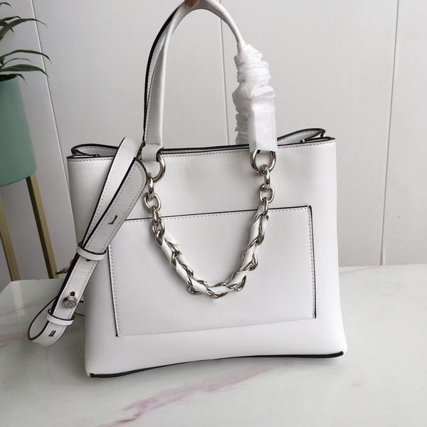 

f/w new designer handbags woman real leather fashion handbag shoulder bag chain decoration messenger bag