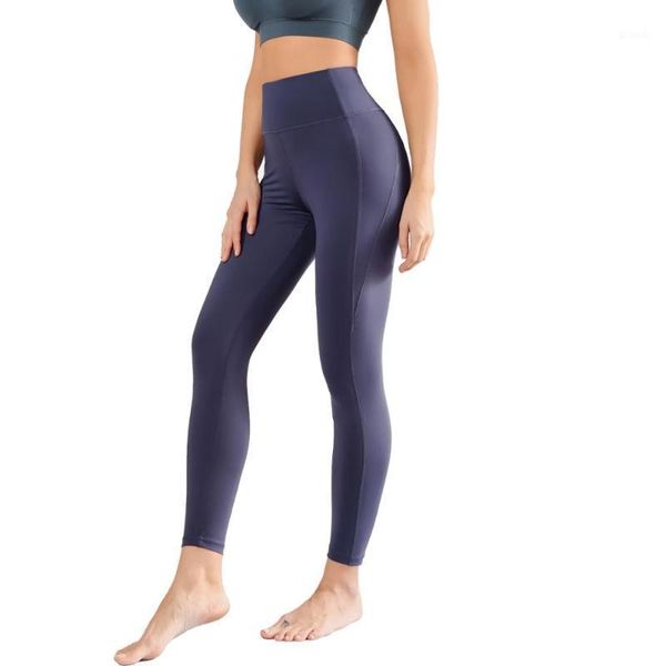 

yoga outfits women's leggings pants sportswear fitness gym high waist push up four needles six lines workout clothing1, White;red