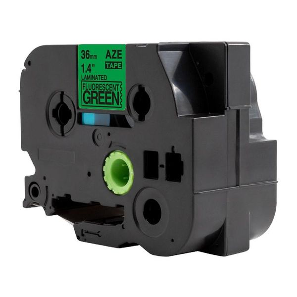 

5pcs compatible fluorescent tape 36mm eye catching color tape b61 c61 d61 for brothers label printer