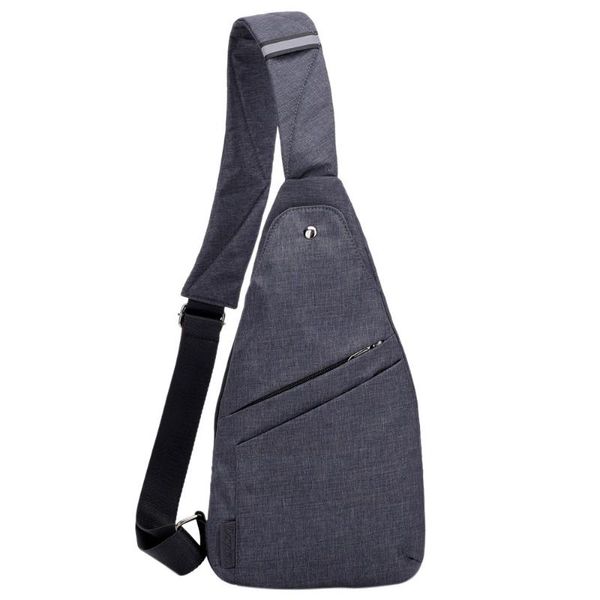 

men's diagonal anti-theft chest bag body 2020 new shoulder bag large capacity outdoor travel small backpack