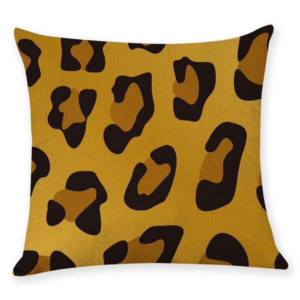 

leopard print pattern printing pillow case automobile fashion cushion cover home furnishing sofa popular with various styles 6 5sy j1
