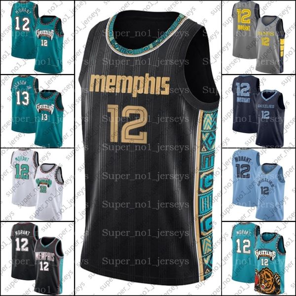 

memphis grizzlies jersey ja morant jersey jaren 13 jackson jr. vancouver grizzly 2021 city edition jersey uniform vpl[j65, Black;red