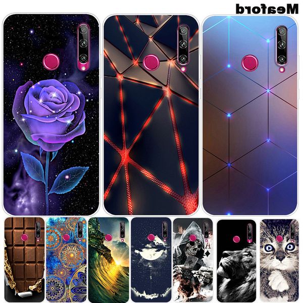 

phone soft silicone coque y9 plus case for doogee n20 n 20 n10 back cover