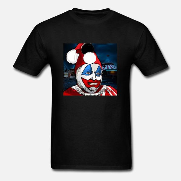 

sport funny men t shirt women novelty tshirt pogo the clown - serial killer john wayne gacy women's chiffon shirt cool t-shirt