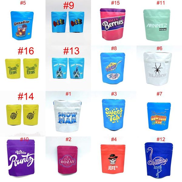 

grandiflora lemonnade minntz white runtz cookies california sf 8th 3.5g mylar childproof bags touch skin runtz package packing sqcqoi