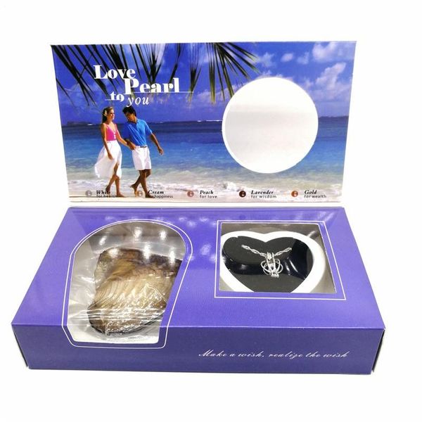 

gift wrap diy valentine's day necklace jewelry box vacuum packaging pearl set