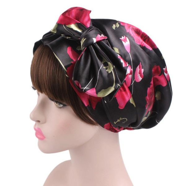 

женщины химиотерапия cap комфортабельный лук аксессуары beanie спящая шляпа головной удар длинный скорпион для раковых волос мода, Blue;gray