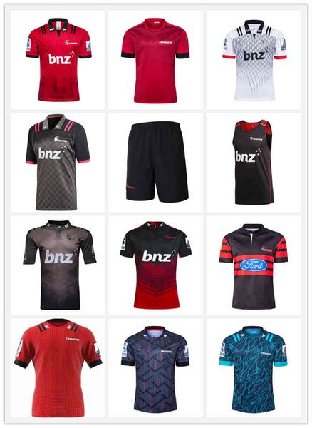 

new 2020 super rugby jersey zealand super blues hurricanes crusaders highlanders chiefss rugby jerseys shirts quality, Black;gray