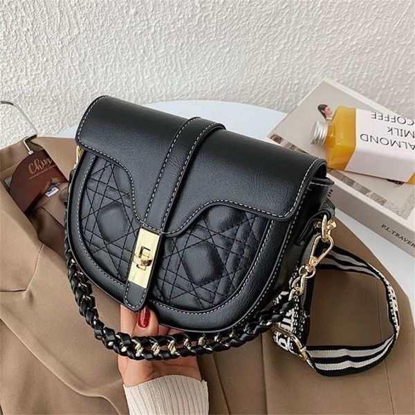 

designer sale small satchel bag female autumn and winter new fashion saddle bag texture leisure single shoulder messenger 4wfp