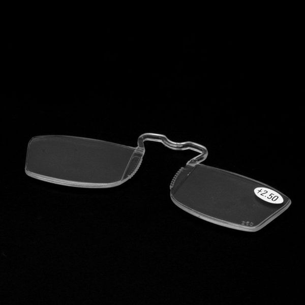 

older no frame on lunettes de lecture mirror nose clip mini eyeglasses mar16_15