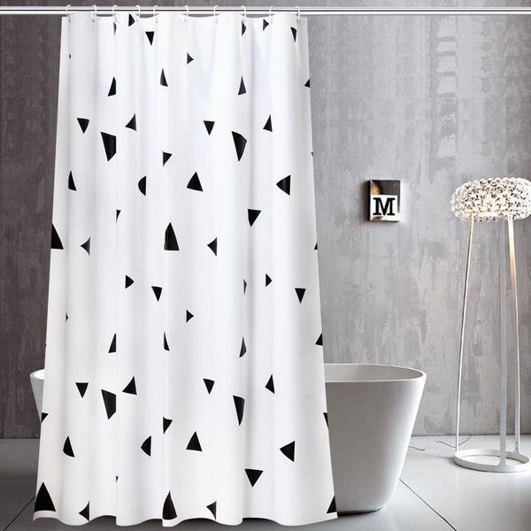 

shower curtains nordic style household kids bath curtain polyester waterproof el bathroom thick shading home decor