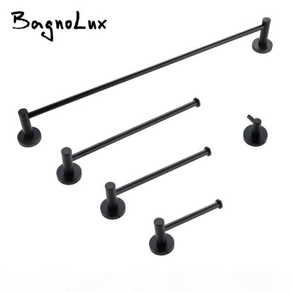 

современная ванная комната оборудование set black matte paper конной robe настенный сообщение tissue держатель рулона для полотенец аксессуа