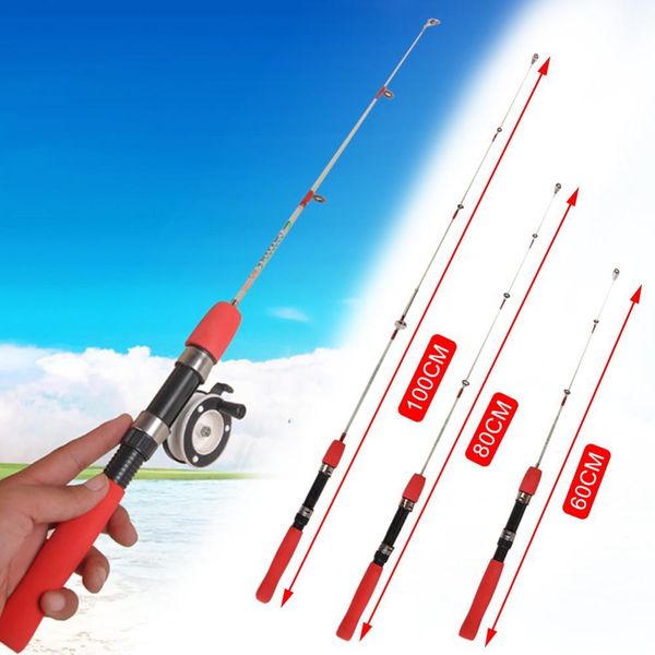 

open winter ice cream fishing rod solid fishing mold transparent socket portable ultra short popsicle fishing rod