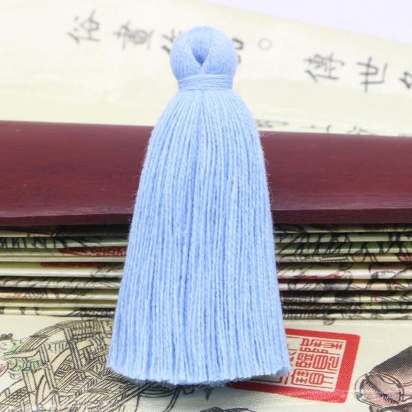 

6cm short obesity tassel 100 cotton tassels ornament pendant diy handmade tassel dress garment home textile accessories 10pcs h jlldvg