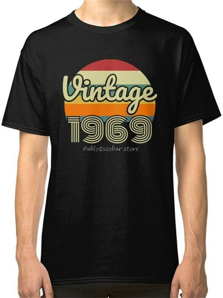 

50th birthday gift vintage 1969 men's black clothing plus size clothing men brand summer tees hoodie designers t shirts sweatshirt