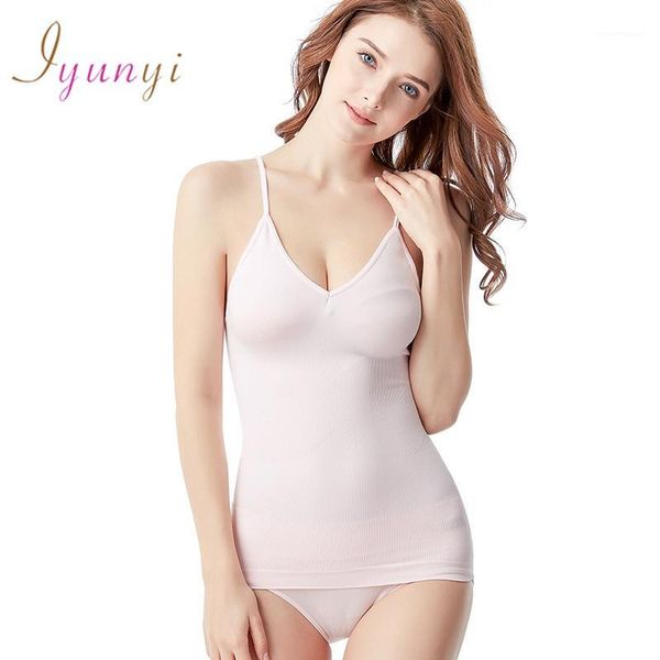 

wholesale-women slim camisole tank spaghetti strap body slimming vests shaper underwear abdomen corset thin waist1, Black;white