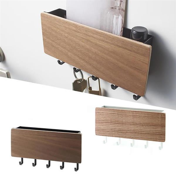 

door hook creative multipurpose wooden key rack organizer letter sorter holder