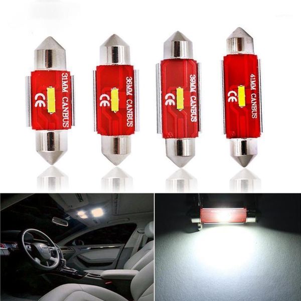 

led bulb 31mm 36mm 39mm 41mm csp car interior dome lamp license plate reading light white 32v1