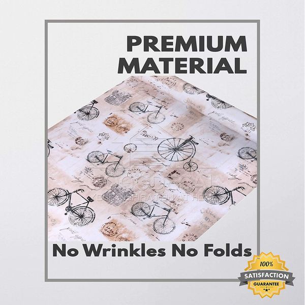 

haohome vintage bike peel and stick wallpaper use as backsplash shelf paper removable self adhesive contact paper f bbyzvh