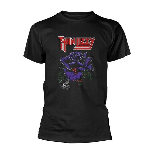 

thin lizzy black rose t-shirt all sizes new official phil lynott gary moore sport hooded sweatshirt hoodie