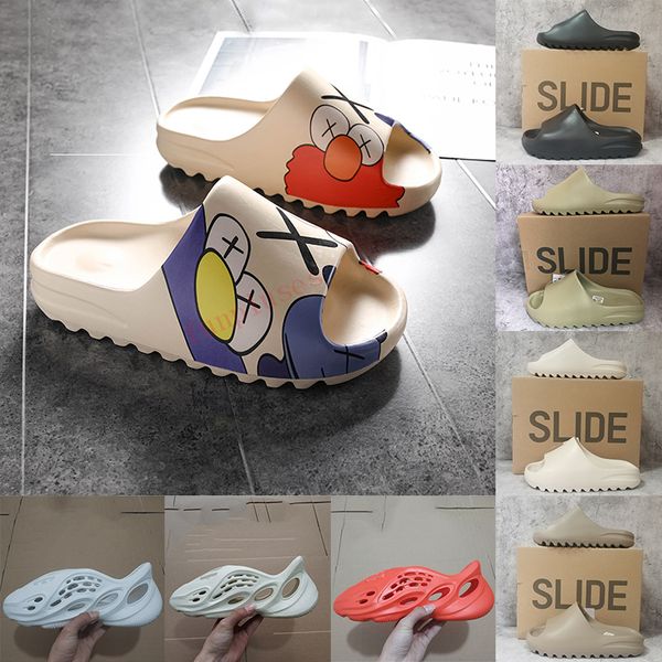 

luxe women fashion designers flat slides flip flops foam runner triple black white resin mens slipper designers sandals with box slippers