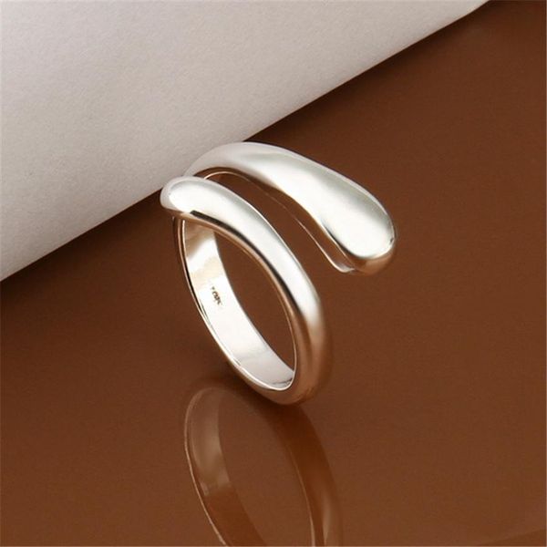 

silver color rings fashion jewelry teardrop shaped wemen lady wedding opening ring wedding women men gift r012 h sqcvfo