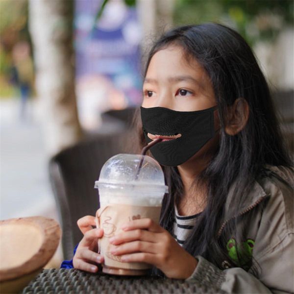 

ultra-thin dust new style zipper quick-drying sunscreen breathable convenient anti-ultraviolet black mask xd23776