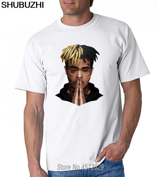 

мужская хип-хоп swag raper xxxtentacion печать summer soft white homme fashion tops tee look at me спортивный толстовка с капюшоном hoodie м