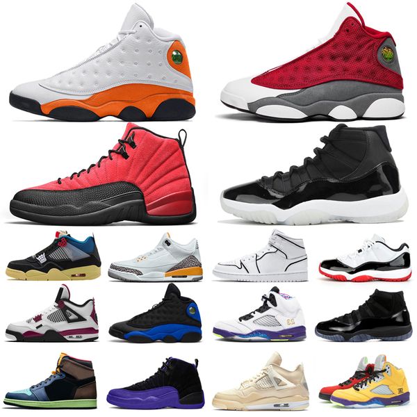

new basketball shoes 1s 3s 4s 5s sail 11s 12s 13s 25th anniversary dark concord blue flint starfish mens womens trainers sports sneakers