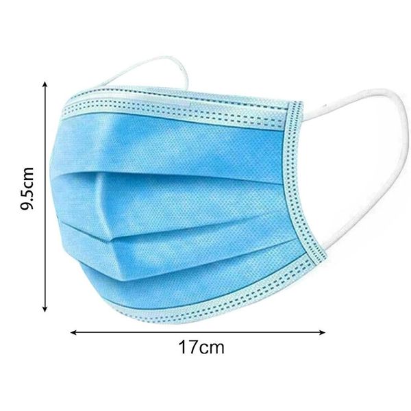

fast delivery within 24 hours mscara masque 50pc disposable dust mask wind mist pollution protection filter bandage jllnam ffshop2001