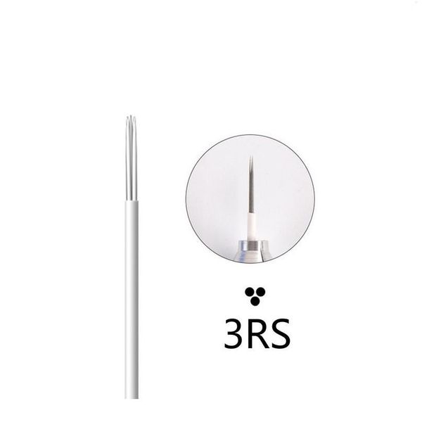 

professional 50 pcs disposable round tattoo needles permanent makeup pen for lip eyebrow 4 sizes mix 5rl 3rl qyljtb