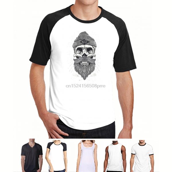 

new fashion men t shirt elastic breathable skeleton skull beard barber print casual t shirt men brand sport hooded sweatshirt hoodie