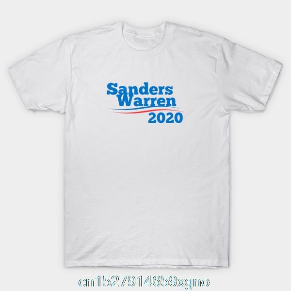 

printed sanders warren 2020 t-shirt men t shirt cotton tshirt o-neck short-sleeve women t-shirt sport hooded sweatshirt hoodie