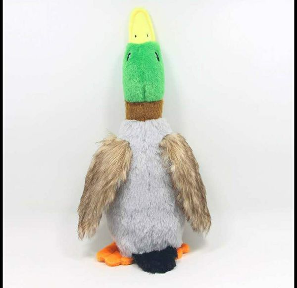

new pet toy plush vocal duck dog toy 28cm simulation wild duck pet supplies 001