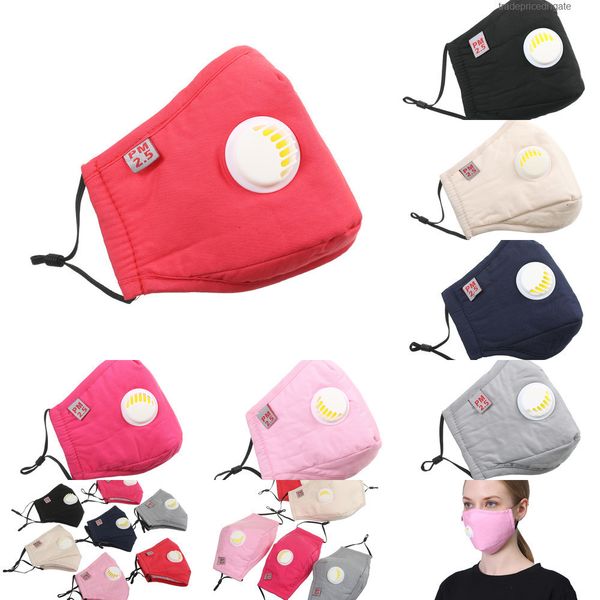 

cotton pm2.5 dust mouth with mask washable valve face masks for student women m fr0k