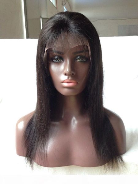 

brazilian human hair wigs for black women human hair lace front wig natural hairline baby hair bleached knots, Black;brown